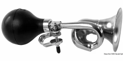 Picture of It has a double-curved horn resulting in a low and pleasant sound.