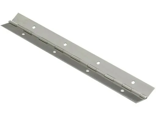 Picture of 316 Stainless Steel Hinge Measuring 50 X 0.7 - 2 Meter Long Bar.