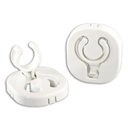 Picture of White Retractable Hair Clips