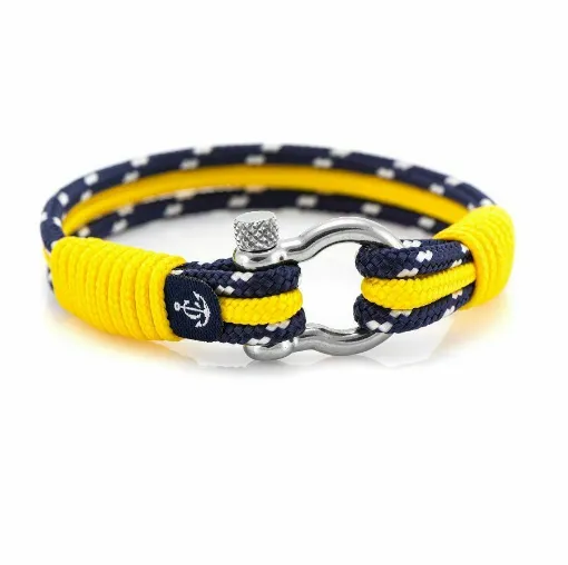 Picture of Yachting Bracelet Blue Yellow Size 18.