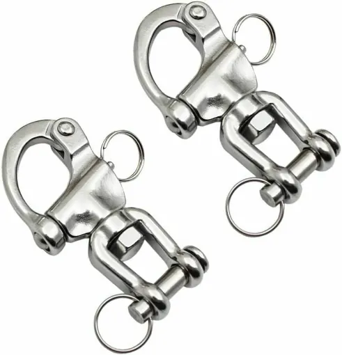 Picture of Stainless Steel Swivel Carabiner A4 mm.19.