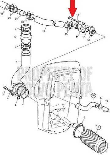 Picture of Hexagon Bolt Foot 290 Volvo Penta 955516