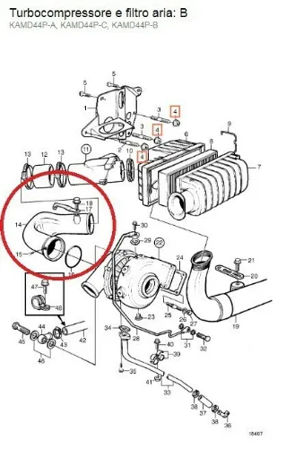 Picture of Rubber Sleeve Volvo Penta 861092