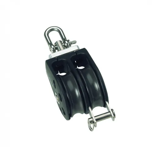 Picture of Double Sheave Block With Shackle. M8