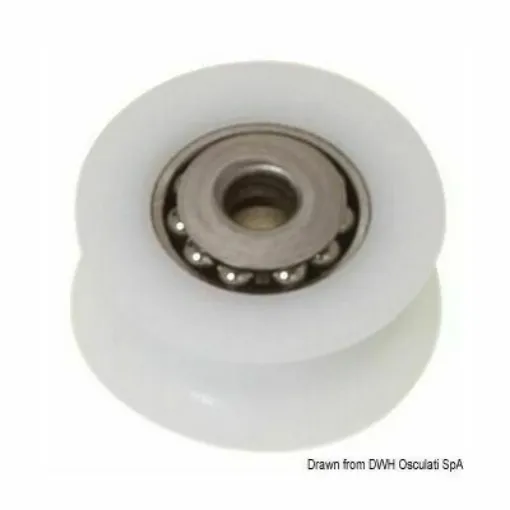 Picture of Delrin pulley on stainless steel balls mm 20/8 - 55.244.01 - Delrin pulley on stainless steel balls mm 44 - 14 - 55.244.05 - Oem