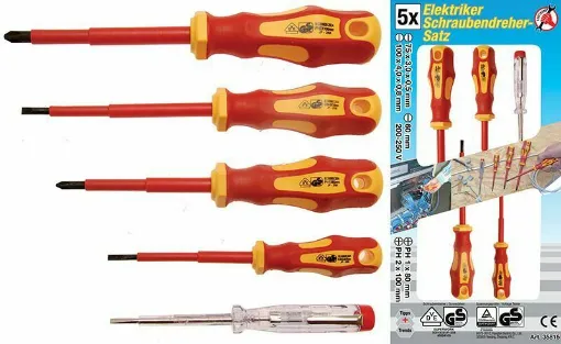 Picture of Insulated Screwdriver Set Pcs.5