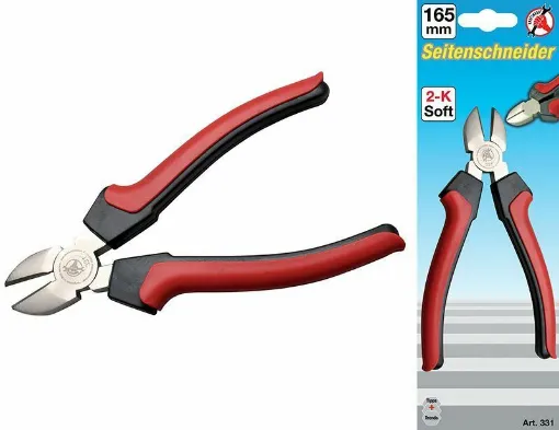 Picture of Diagonal Cutting Pliers L.165 Imp. Red-Black