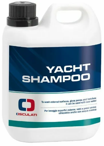 Picture of Concentrated low-foaming boat shampoo, for cleaning all external parts including windows and hatches. It also works with saltwater.