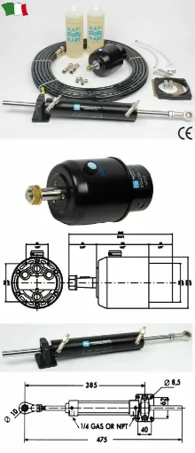 Picture of Hydraulic Steering Kit Ge 30 Inboard X Packaging 5-7Mt