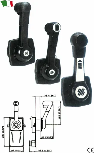 Picture of Single-Lever Command For Trim Partition