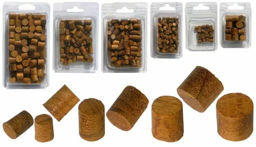 Picture of Teak Wood Plug D. 8 mm - 100Pcs