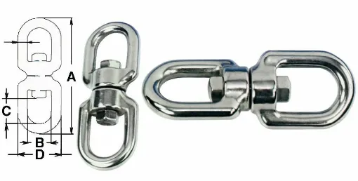 Picture of Stainless Steel Swivel 5mm