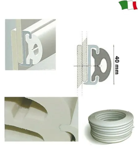 Picture of White Duct For Profile 40-50 Per Meter.