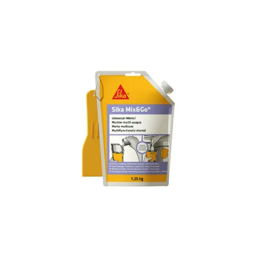 Picture of Ready-to-mix repair mortar - SIKA Mix & Go - Grey - 1,25kg