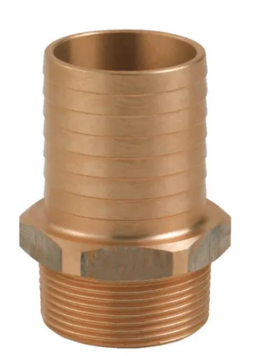 Picture of Bronze male hose connector - 1'1/4 x 38mm - Guidi