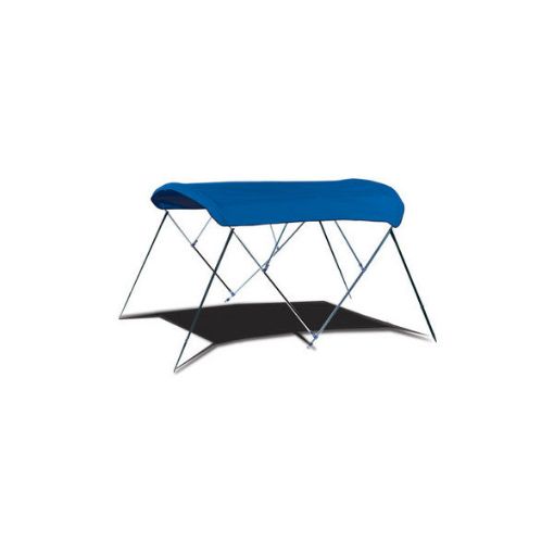 Picture of Carver 3 bow 85 to 90 inch pacific blue bimini canvas cover - 405A04