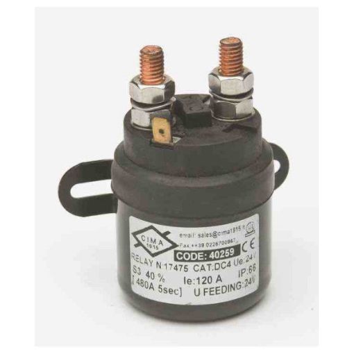 Picture of Cima solenoid switching relay 24V | 120A - 40259