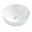 Picture of Vasqua round sink diameter 360 x 130 mm white - 157393100001