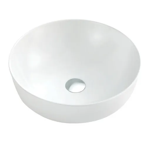 Picture of Vasqua round sink diameter 360 x 130 mm white - 157393100001