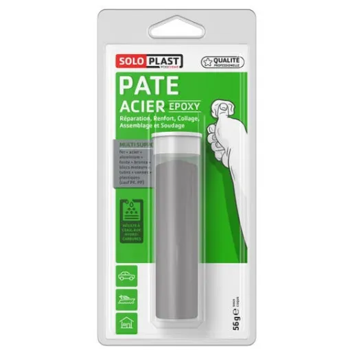 Picture of Pate Epoxy Acier - 56gr - Dessous Et Dessus La Ligne De Flottaison