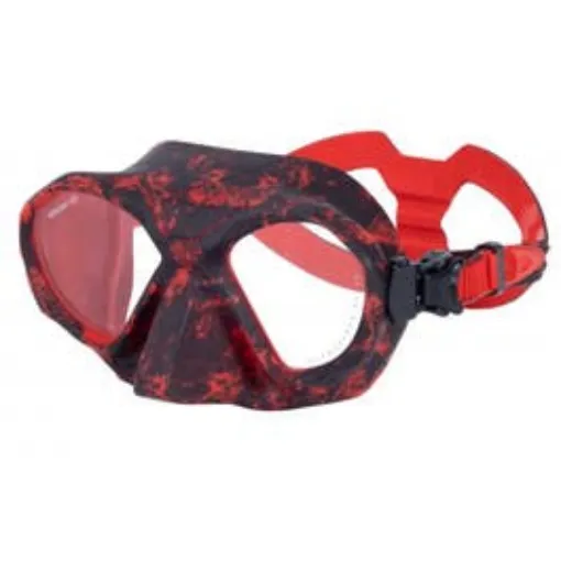 Picture of Masque De Chasse Sous-marine Shark Camo Rouge Beuchat