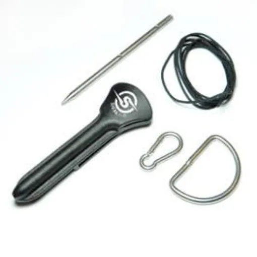 Picture of Accroche Poisson Stylet Inox + Monofil Nylon Et Sleeves + Fixation De Ceinture Sigalsub