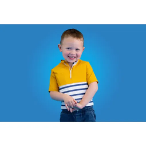 Picture of Tee-shirt Lycra Anti-noyade Et Anti-uv Enfant Jaune Floatee