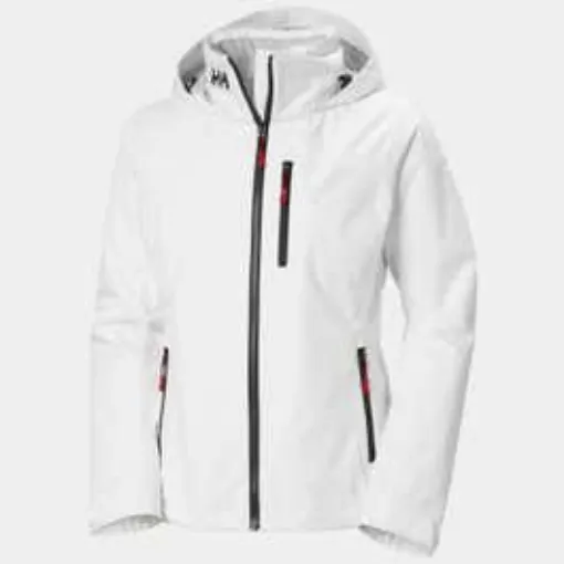 Picture of Veste De Pont A Capuche Blanc Crew Doublee Polaire 2.0 Femme Helly Hasen