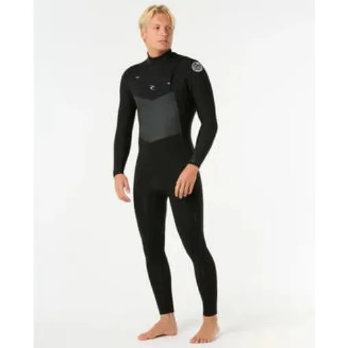 Picture of Combinaison De Surf Homme Dawn Patrol Warmth 4/3 Mm Zip Poitrine Noir Rip Curl