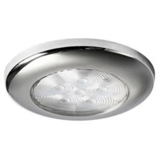 Picture of Plafonnier étanche En Inox - Lumière Led Blanche Ou Bleue - Sans Encastrement - Osculati