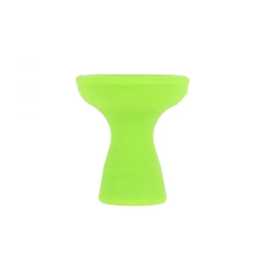 Picture of green silicone vortex hookah bowl