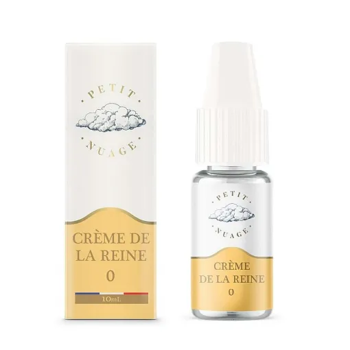 Picture of e liquid petit nuage crème de la reine 0 mg