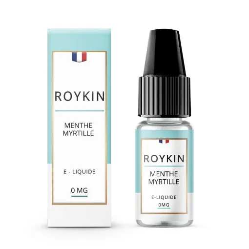 Picture of e liquid roykin mint blueberry 0 mg